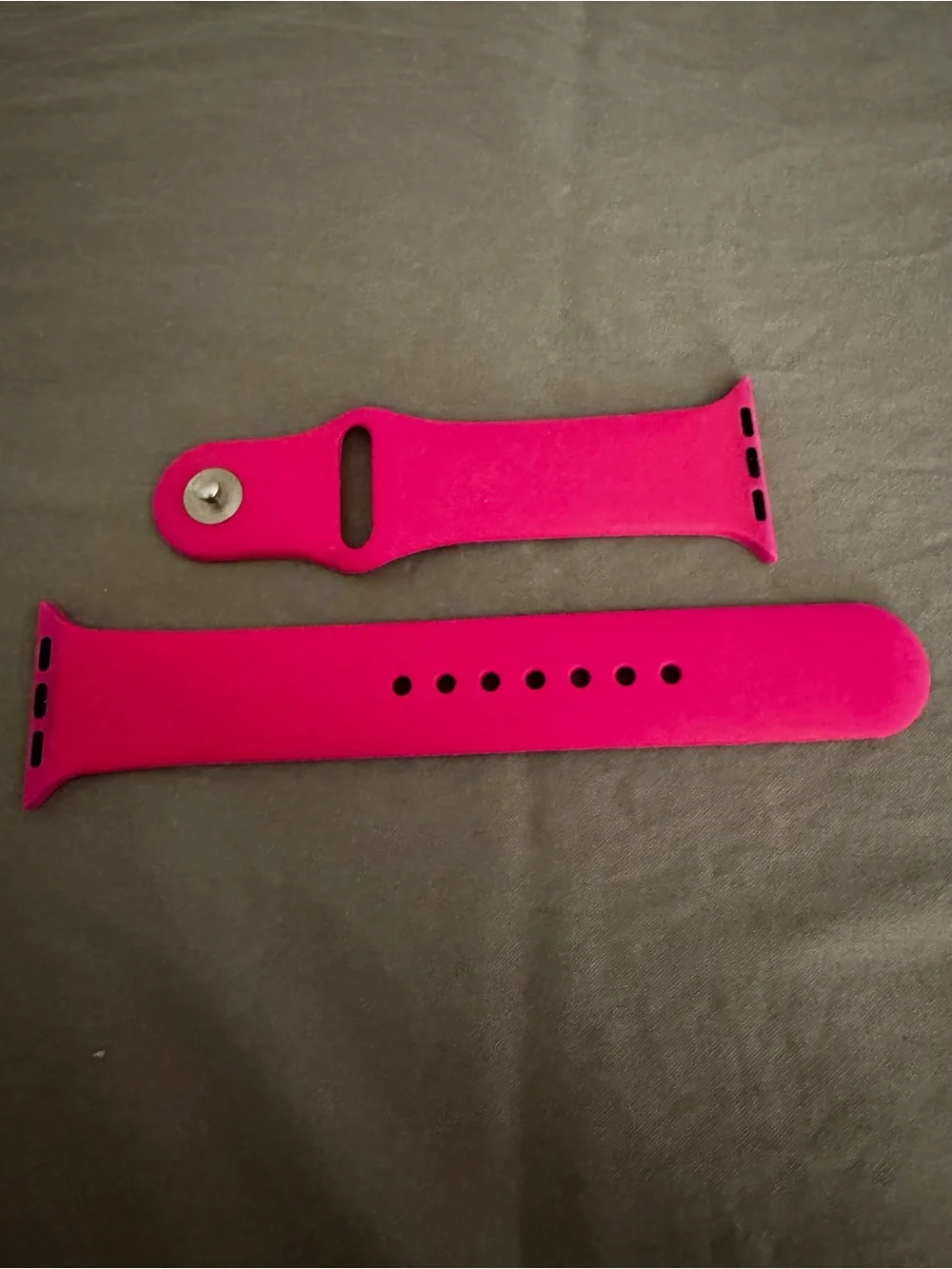 Hot Pink Silicone Watch Band Replacement Strap for Smartwatches